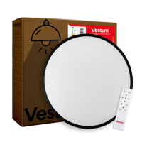 Світильник Vestum RING матовий 80W 480*60мм 3000К-6500К з ДК чорний (VS-91056)