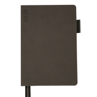 Тижневик Leo planner А5 датований 2026 "Binario", м'який, графіт, 368 сторінок (252640)