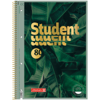 Книга записна Brunnen Коледж-блок А4 Premium Jungle, клітинка 80 аркушів (10-679 28 23)