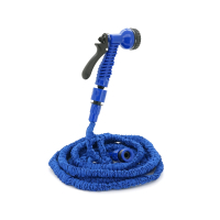 Шланг для поливу Voltronic KY-150B, 5-15м/50ft, + розпилювач, насадка на кран, Blue, Box (KY-150B)