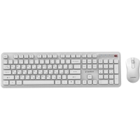 Комплект Gembird Slim Pro Business Wireless White (KBS-WPS-01-W-CYRL)