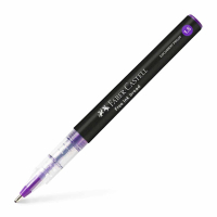 Ролер Faber-Castell Free Ink rollerball, колір чорнила фіолетовий, 1,5 мм, одноразовий (31341)