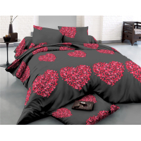Постільна білизна MirSon Сатин 22-1290-1 Heart of flowers 110х140 дитяче (2200004110172)