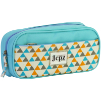 Пенал Cool For School 2 відділення Блакитний (J-2396-blue)