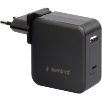 Зарядний пристрій Gembird 60W PD & QC, Type-C, USB-A (NPA-PD60-01)