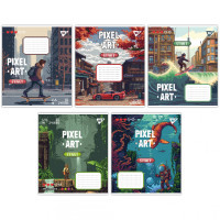 Зошит Yes Pixel art 12 аркушів лінія (767228)