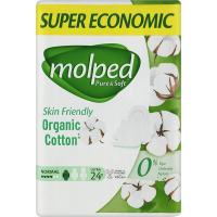 Гігієнічні прокладки Molped Pure&Soft Normal 4 краплі 24 шт. (8690536829026)