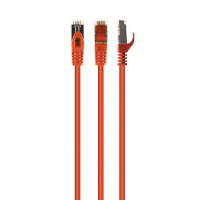 Патч-корд 1м S/FTP Cat 6A CU LSZH orange Cablexpert (PP6A-LSZHCU-O-1M)