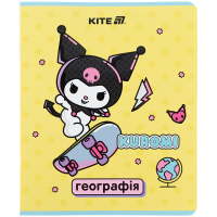 Зошит Kite предметний Kuromi 48 аркуші, клітинка, географія (HK25-240-5)