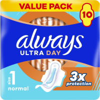 Гігієнічні прокладки Always Ultra Day Normal (Розмір 1) 10 шт. (8700216861120)