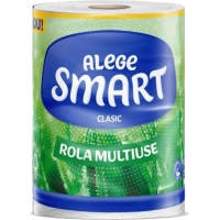 Паперові рушники Smart Tissue Classic 2 шари 220 відривів 41.8 м 1 рулон (5944582100145)