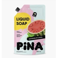 Рідке мило Pina Watermelon and basil Дой-пак 550 мл (4820287020494)