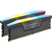 Модуль пам'яті для комп'ютера DDR5 96GB (2x48GB) 7200 MHz Vengeance RGB Black Corsair (CMH96GX5M2B7200C40)