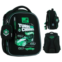 Портфель Kite Education каркасний 555 Hot Wheels (HW26-555S)