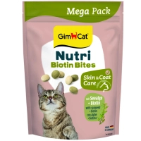Вітаміни для котів GimCat Nutri Biotin Bites для покращення стану шерсті та шкіри з морськими водоростями 425 г (4002064419701)