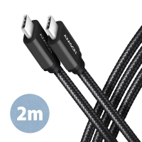 Дата кабель USB-C to USB-C 2.0m v3.2 Gen 1 PD 60W 3A black AXAGON (BUCM3-CM20AB)