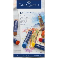 Пастель Faber-Castell GoldFaber, масляна, 12 кольорів (127012) (5519)