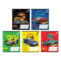 Зошит Kite Hot Wheels, 12 аркушів, клітинка (HW26-232)