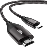 Кабель мультимедійний USB-C to HDMI M 2.0m 4K30Hz gray HOCO (6931474755025)