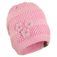 Шапка дитяча Huppa GLORIA 8343BASE рожевий XL (4741468769462)