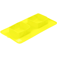 Посуд для собак WAUDOG Silicone Миска складана 385х230х50 мм жовта (50808)