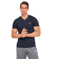 Футболка Kappa T-shirt Mezza Manica Scollo V K1311 BluNavy темно-синій XXL (8052394814093)