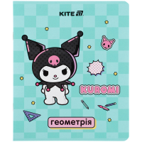 Зошит Kite предметний Kuromi 48 аркуші, клітинка, геометрія (HK25-240-1)