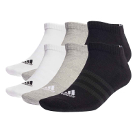 Шкарпетки Adidas C SPW LOW IC1340 6P білий, сірий, чорний S (37-39) (4066746286906)