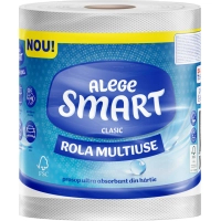 Паперові рушники Smart Tissue Classic 2 шари 365 відривів 84 м 1 рулон (5944582100169)