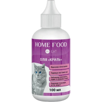 Вітаміни для котів Home Food Олія Криль 100 мл (4828335210100)