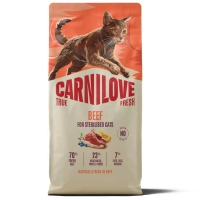 Сухий корм для кішок Carnilove True Fresh Beef Sterilised 6 кг (8595602582181)