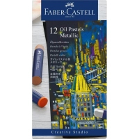 Пастель Faber-Castell GoldFaber, металік, масляна, 12 кольорів (127014) (32269)