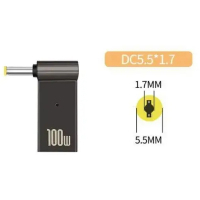 Адаптер PD 100W USB Type-C Female to DC Male Jack 5.5x1.7 mm ACER, PACKARD BELL ST-Lab (PD100W-5.5x1.7mm)