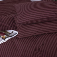 Наволочка MirSon Ranforce Elite 17-0617 Stripe Brown 45х45 см (2200008202484)