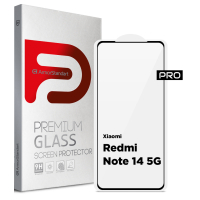 Скло захисне Armorstandart Pro Xiaomi Redmi Note 14 5G Black (ARM83175)