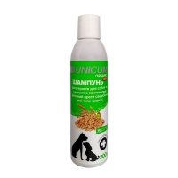 Шампунь для тварин Unicum ORGANIC для собак з пантенолом та екстрактом вівса 200 мл (4820150206253)
