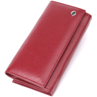 Гаманець ST Leather З натуральної шкіри Бордовий (23113)