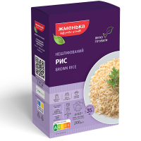 Крупа Жменька Рис нешліфований в пакетиках для варки 4х50 г (4820152182111)