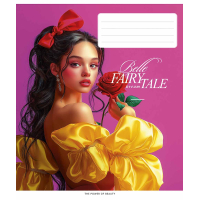 Зошит Школярик Fairytale 36 аркушів клітинка (036-3542K)
