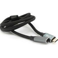 Дата кабель USB-C M/F 1.0m USB 3.2 Gen2 100W 10Gbps 4K60Hz black Voltronic (YT-TC-TC-EXB-1m)