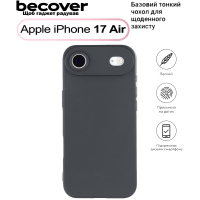 Чохол до мобільного телефона BeCover Apple iPhone 17 Air Black (713758)