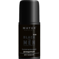 Дезодорант Mayur Black For Men Парфумований для чоловіків 50 мл (4820230954982)