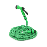 Шланг для поливу Voltronic KY-225G, 7.5-22.5м/75ft, + розпилювач, насадка на кран, Green, Box (KY-225G)