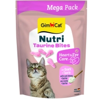Вітаміни для котів GimCat Nutri Taurine Bites для підтримки здоров'я серця із сиром і таурином 425 г (4002064419671)
