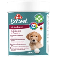 Вітаміни для собак 8in1 Excel Multi Vitamin Puppy мультивітамін 100 шт (4048422183846)