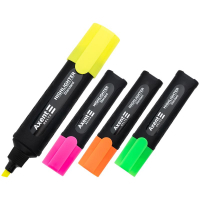 Набір маркерів Axent Highlighter Standard D2505, 1-5 мм клиноп, 4 кольора (D2505-40)