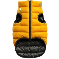 Курточка для тварин Airy Vest двостороння жовто-чорна L55 (1567)