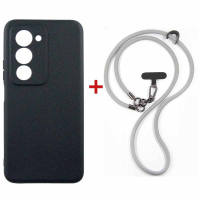 Чохол до мобільного телефона Dengos Case + Cross-body Strap Xiaomi Redmi 15 Black+Grey (DG-KM-CCRB-43)