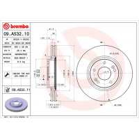 Гальмівний диск Brembo 09.A532.11