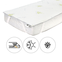 Наматрацник MirSon №1047 Alberto Тенцель (Modal) Seasons Aloe Vera 180х200 см (2200001508248)